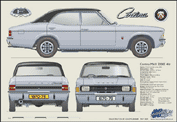 Ford Cortina MkIII 2000E 4dr 1970-76